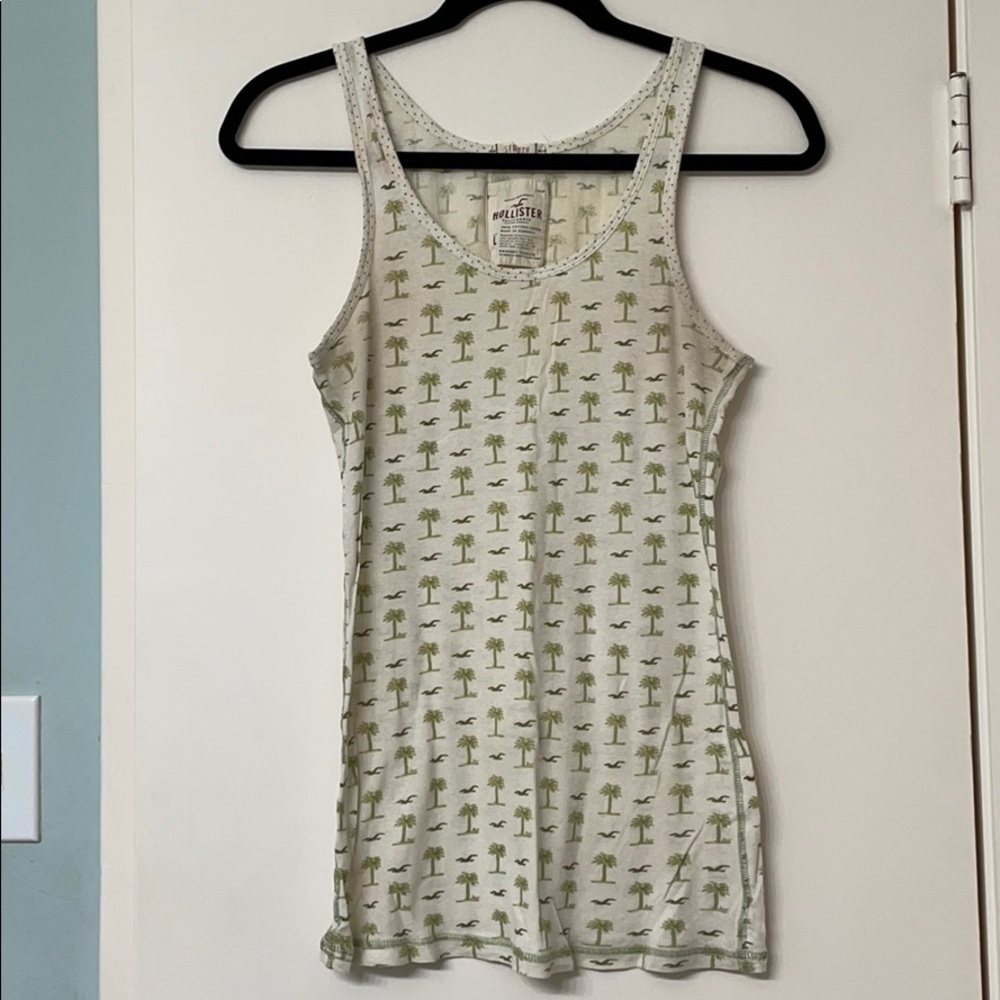 Hollister Logo Print Tank Top